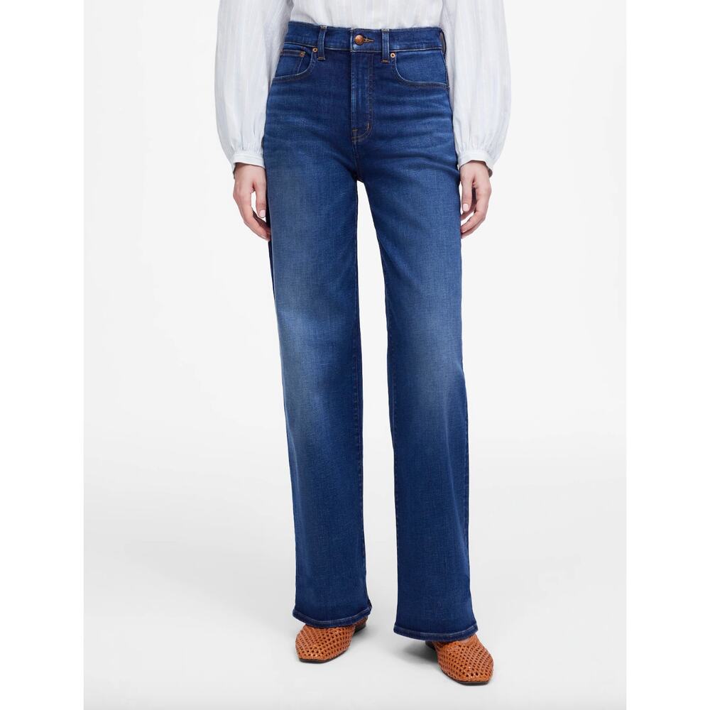 Madewell The Perfect Vintage Wide Leg Jean Pipestone Wash Blue US 27 NWT - Picture 2 of 15